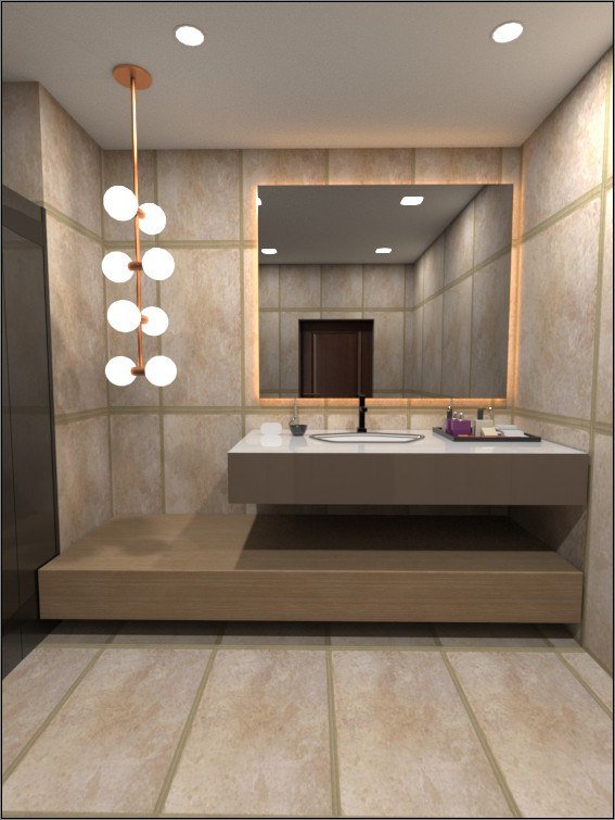 Bathroom Interior: render 1