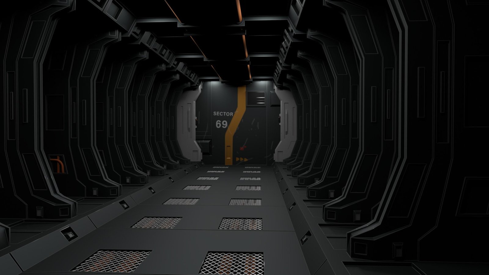 Spaceship Interior: render 3