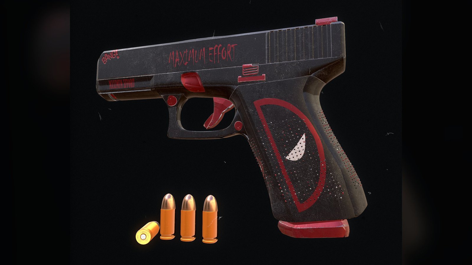 Stylized Pistol: main render