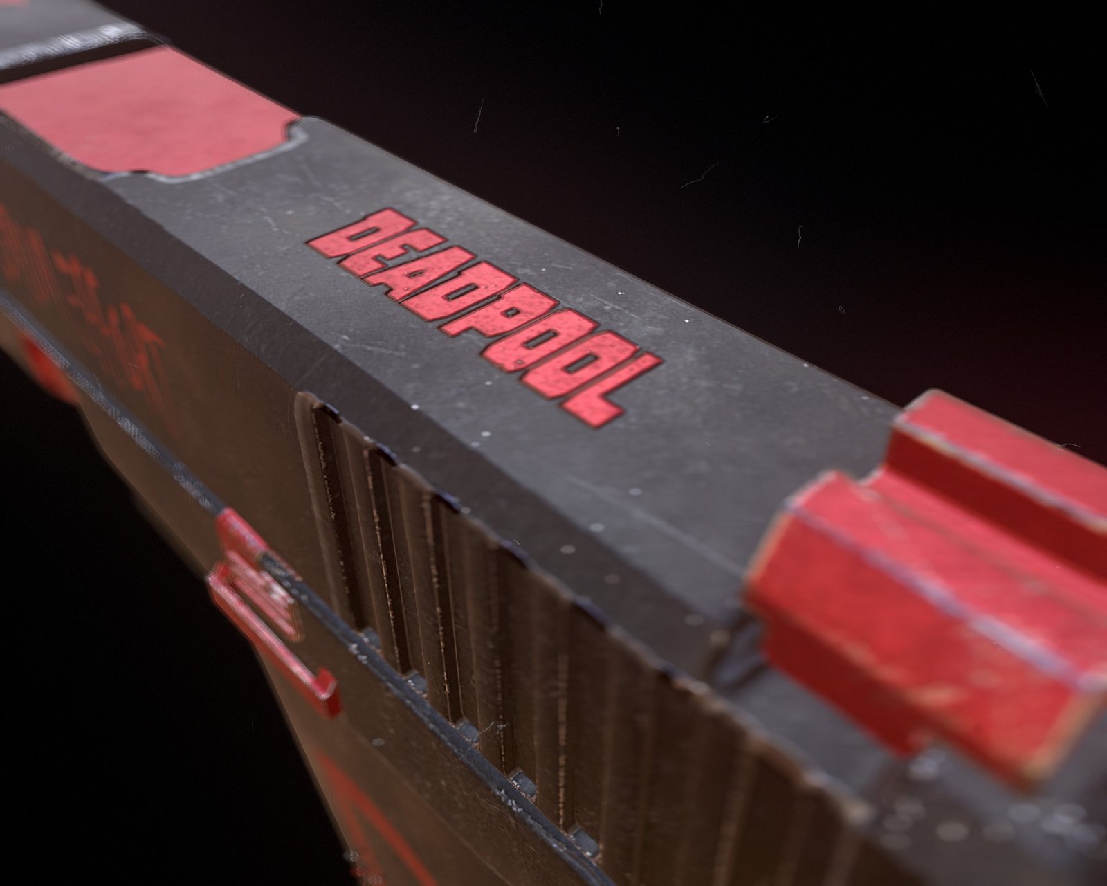 Stylized Pistol: render 3