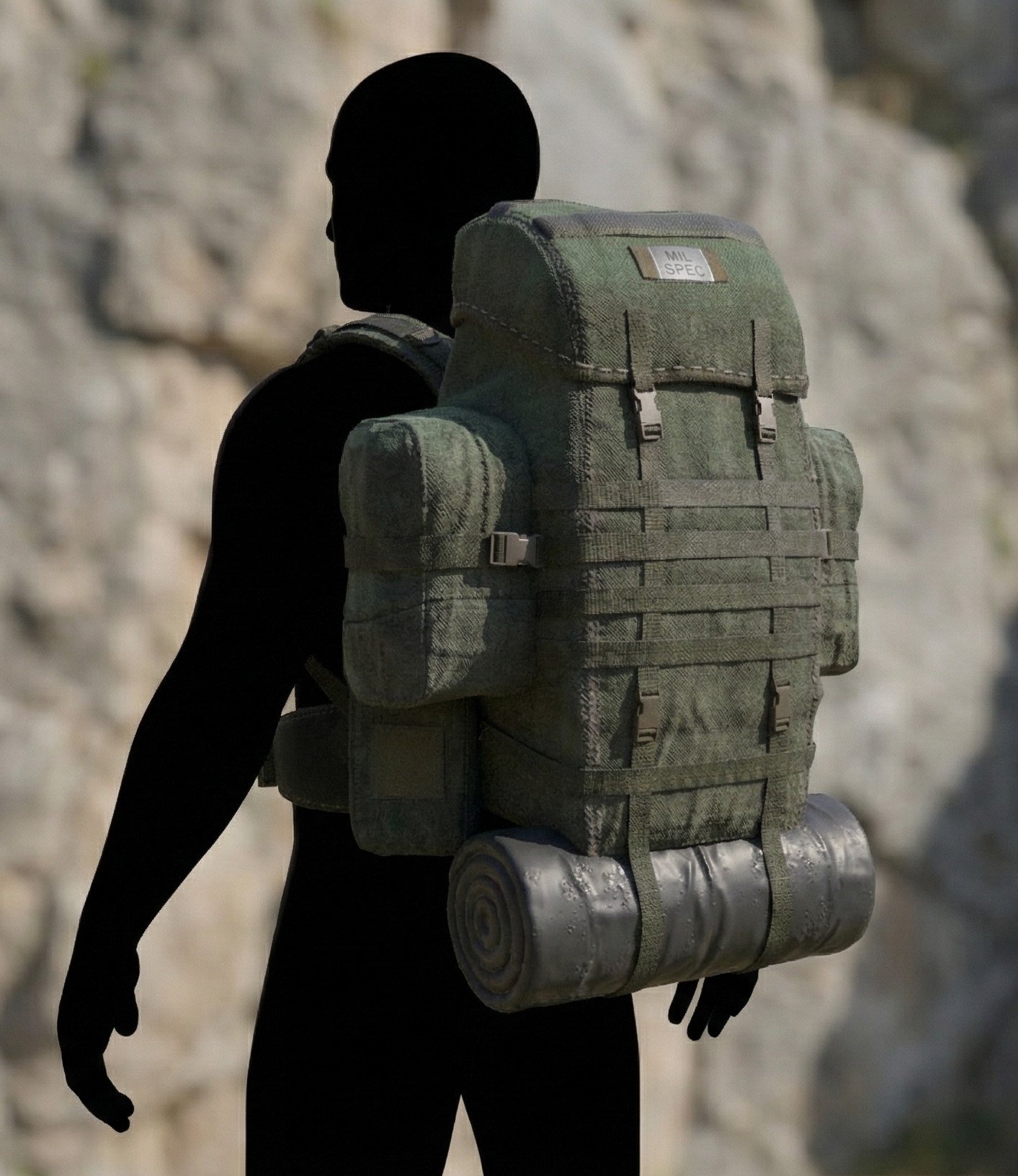 Tactical Expeditionary Rucksack: render 2